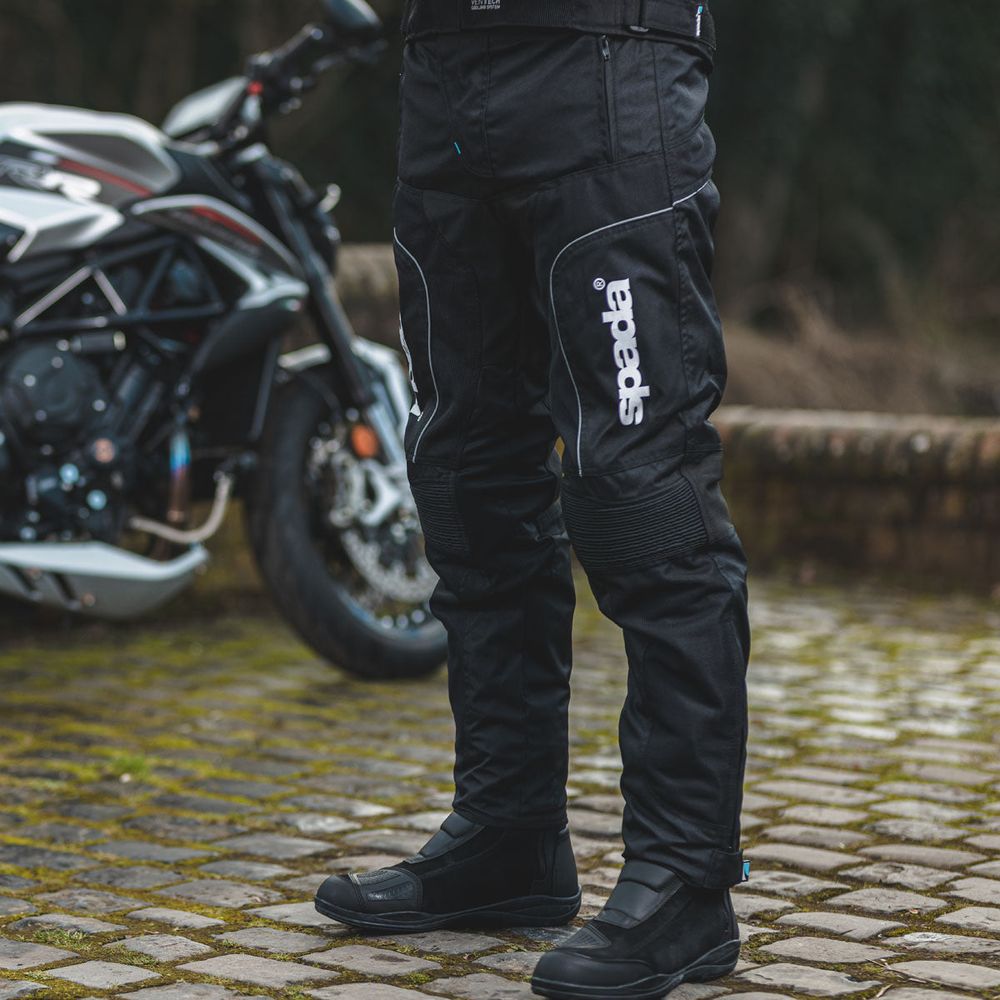 Spada Air Pro Seasons CE Textile Trouser Black FREE 1 YEAR Returns, FREE UK Delivery | ThrottleChimp