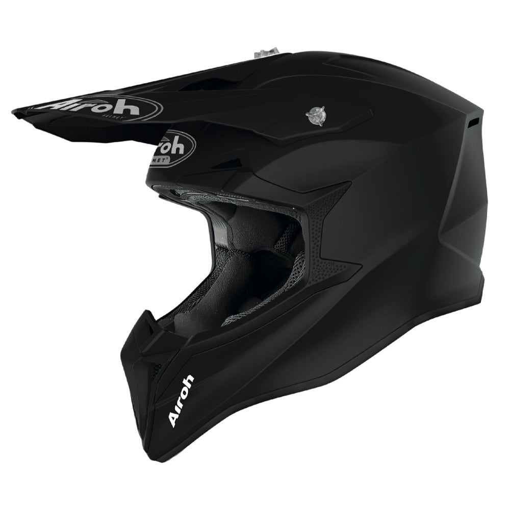 Airoh Wraap Color Motocross Helmet Matt Black - ThrottleChimp