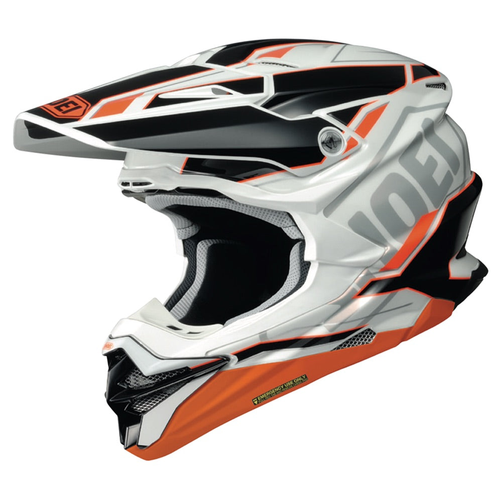 Shoei VFX-WR Allegiant TC8 Off-Road Helmet Orange FREE 1 YEAR Returns, FREE UK Delivery | ThrottleChimp