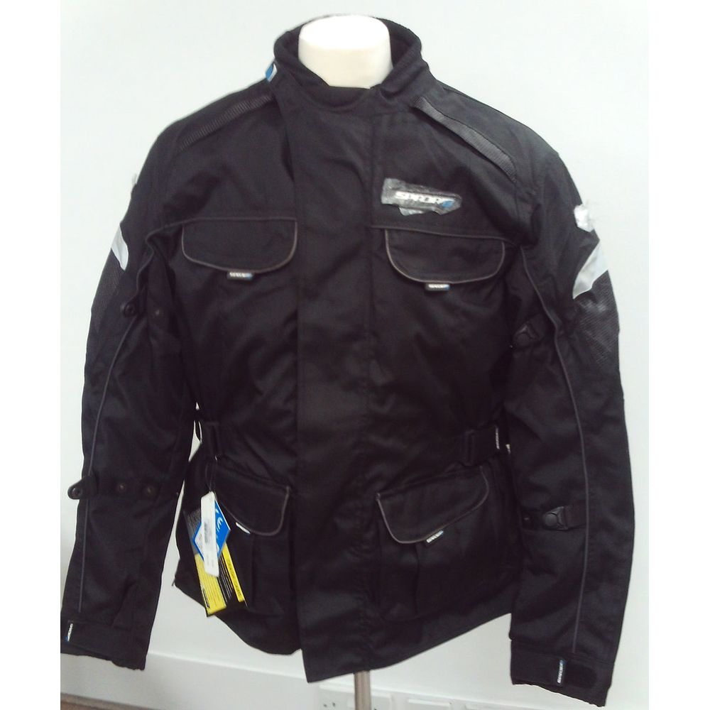 Spada Dyno Textile Jacket Black - ThrottleChimp