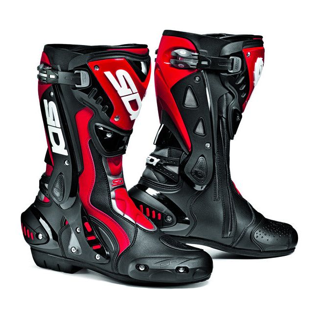 Sidi ST CE Boots Black / Red FREE 1 YEAR Returns, FREE UK Delivery | ThrottleChimp