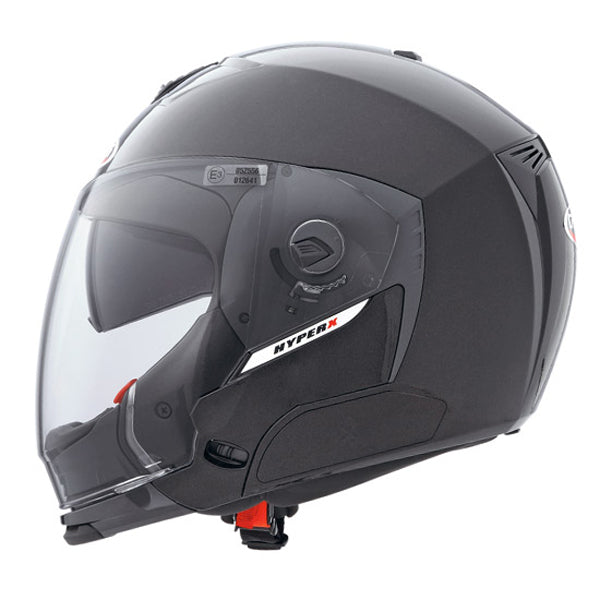 Caberg Hyper X Plain Full Face Helmet Metal Black - ThrottleChimp