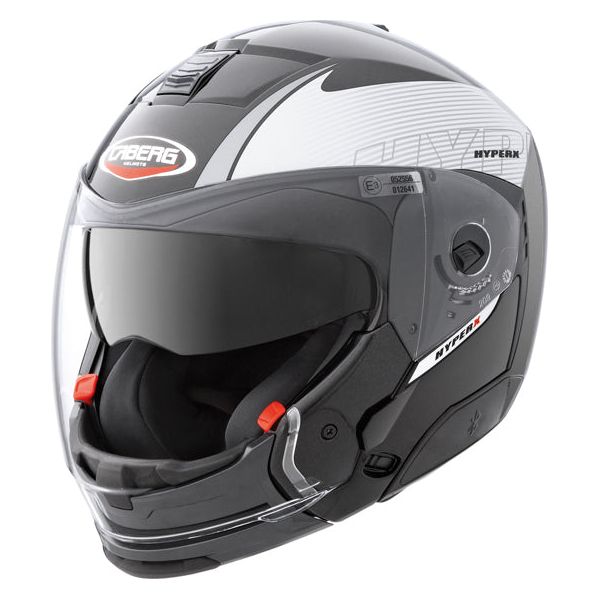 Caberg Hyper X Mod Full Face Helmet Black / Silver - ThrottleChimp