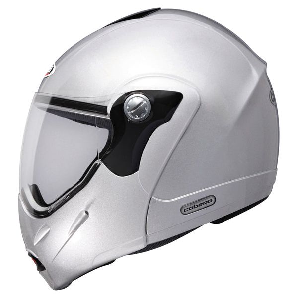 Caberg Rhyno Junior Plain Flip-Up Helmet Silver - ThrottleChimp