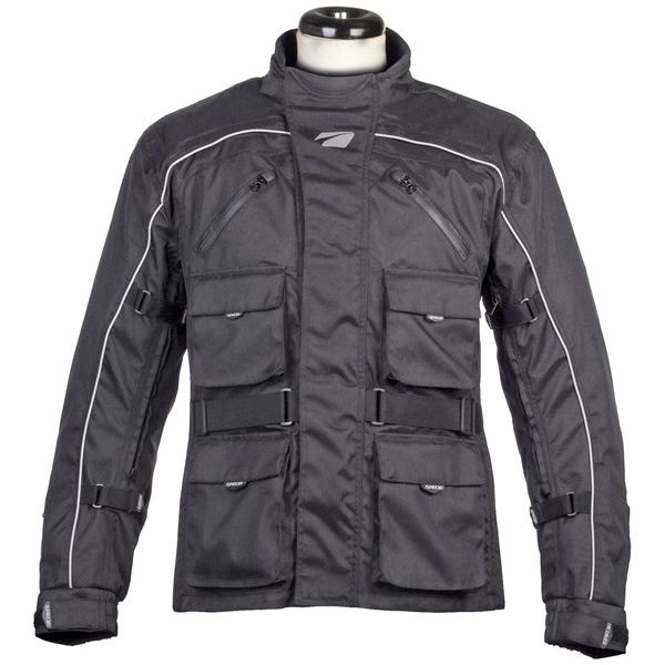 Spada Fifty5 Sahara Textile Jacket Black - ThrottleChimp