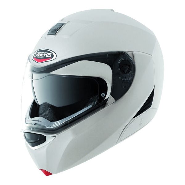 Caberg Modus Plain Flip-Up Helmet Metal White - ThrottleChimp