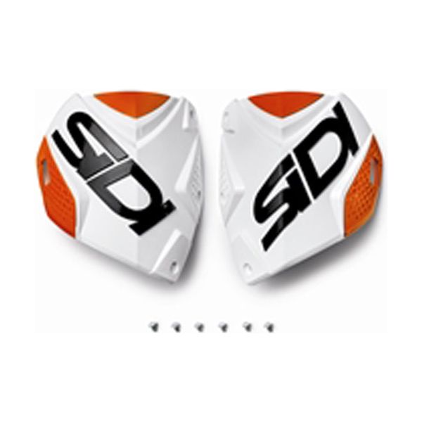 Sidi Crossfire 2 Shin Plate White / Orange - ThrottleChimp