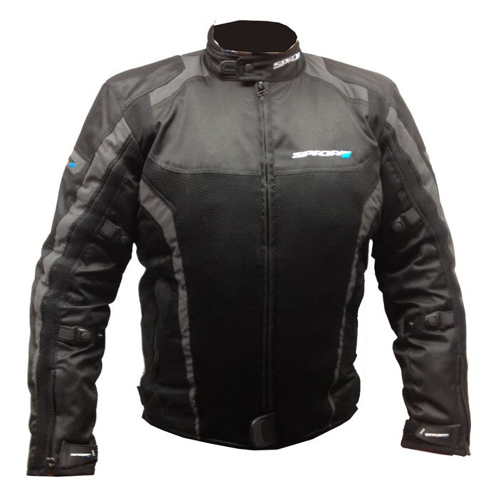 Spada Corsa GP Air Textile Jacket Black / Grey - ThrottleChimp