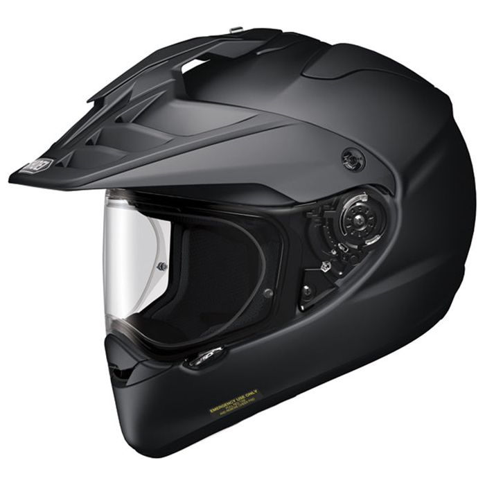 Shoei Hornet ADV Plain Full Face Helmet Matt Black - ThrottleChimp