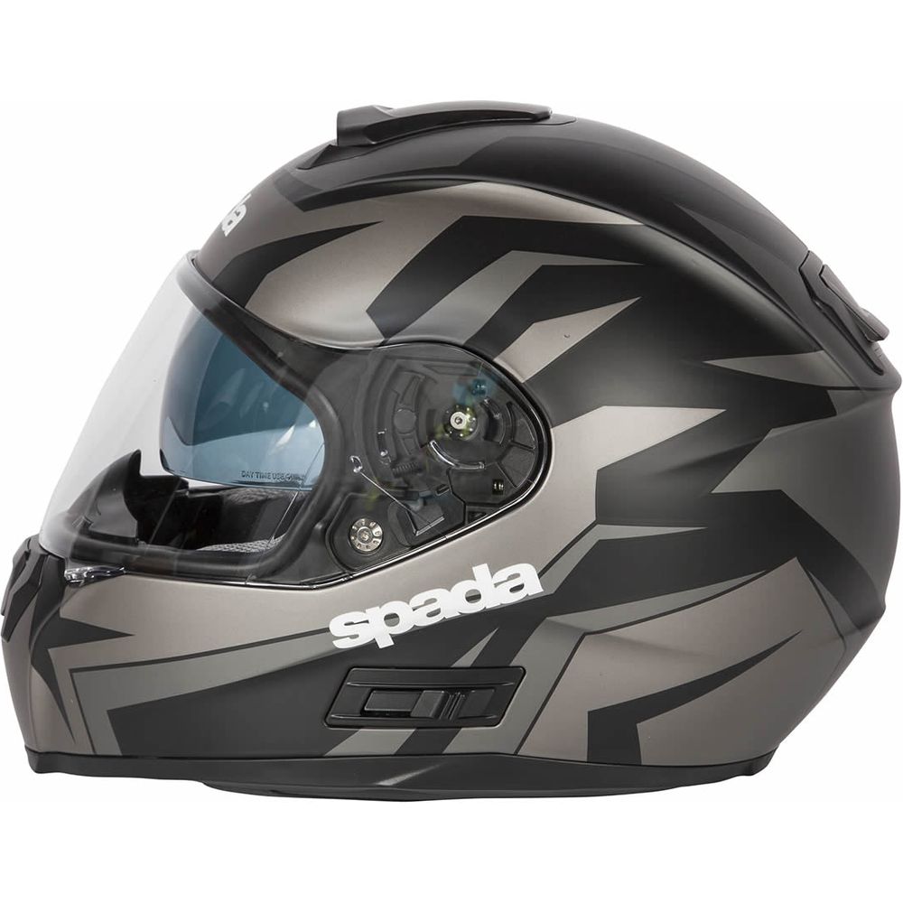 Spada SP16 Voltor Full Face Helmet Matt Black / Silver / Anthracite FREE 1 YEAR Returns, FREE UK Delivery | ThrottleChimp