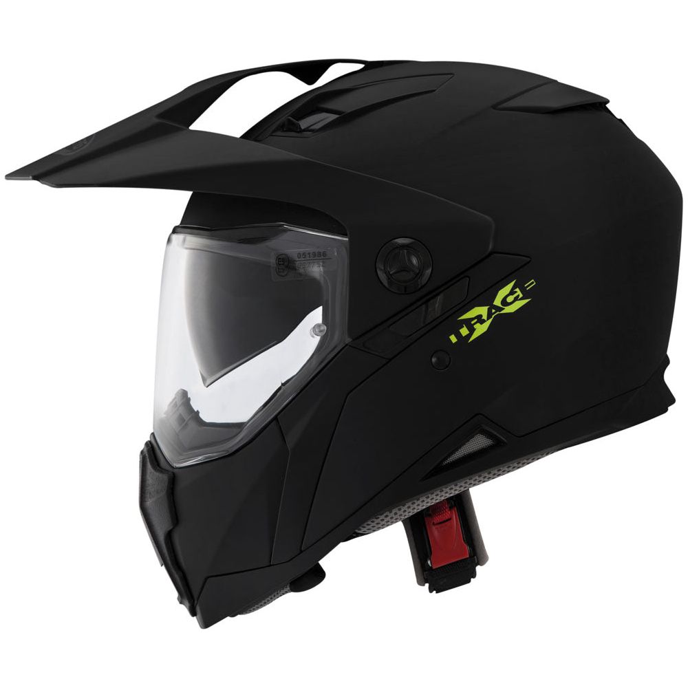 Caberg X-Trace Plain Full Face Helmet Matt Black (Image 2) - ThrottleChimp