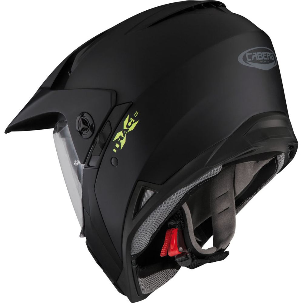 Caberg X-Trace Plain Full Face Helmet Matt Black FREE 1 YEAR Returns, FREE UK Delivery | ThrottleChimp