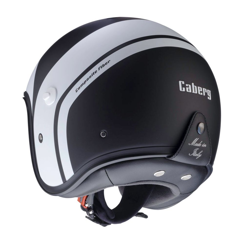 Caberg Freeride Mistral Open Face Helmet Matt Black / White (Image 3) - ThrottleChimp