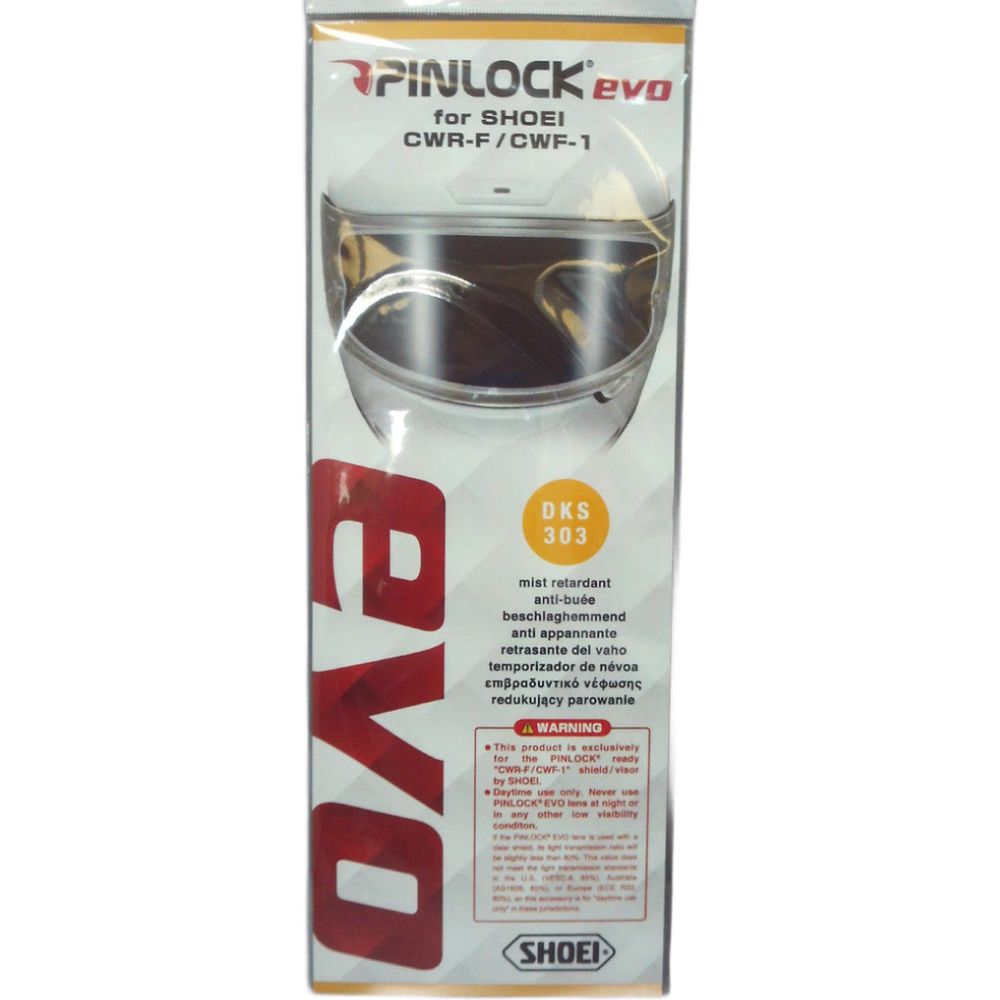 Pinlock Shoei Pinlock Insert-Clear CWR-F1 / CWF-1 - ThrottleChimp