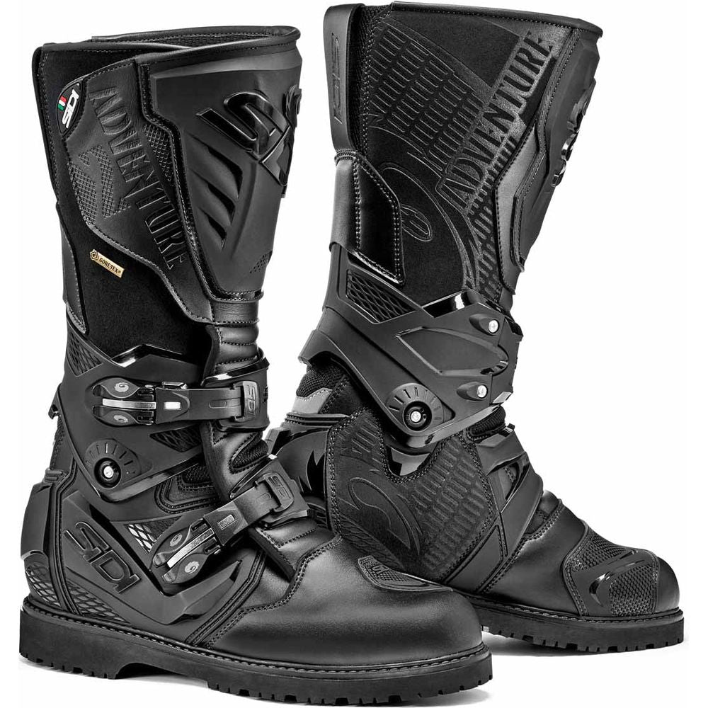 Sidi Adventure 2 Gore-Tex CE Boots Black - ThrottleChimp