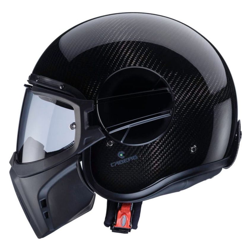 Caberg Ghost Open Face Helmet Carbon FREE 1 YEAR Returns, FREE UK Delivery | ThrottleChimp