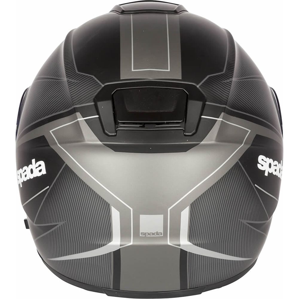 Spada SP16 Linear Full Face Helmet Matt Black / Silver / Anthracite (Image 3) - ThrottleChimp