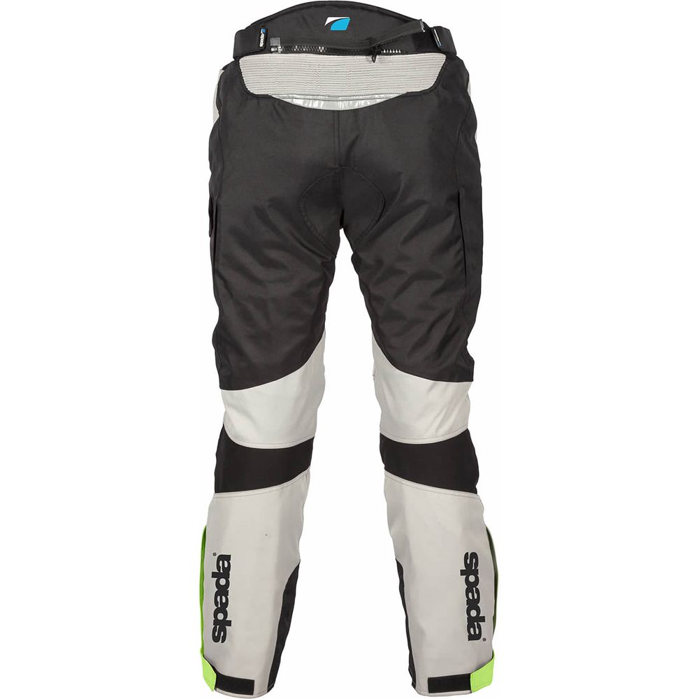 Spada Turini Textile Trouser Silver (Image 2) - ThrottleChimp