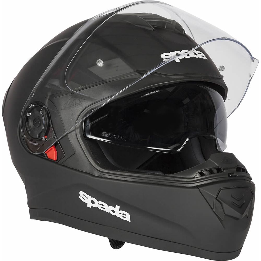 Spada RP-One Plain Full Face Helmet Matt Black - ThrottleChimp