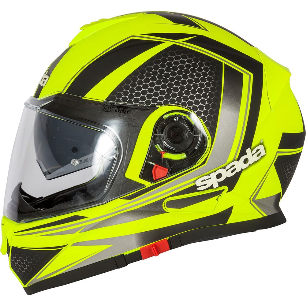 Spada RP-One Renegade Full Face Helmet Yellow / Black FREE 1 YEAR Returns, FREE UK Delivery | ThrottleChimp