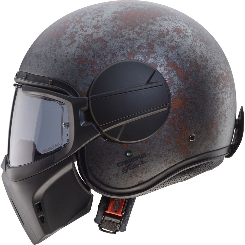 Caberg Ghost Rusty Open Face Helmet Brown FREE 1 YEAR Returns, FREE UK Delivery | ThrottleChimp