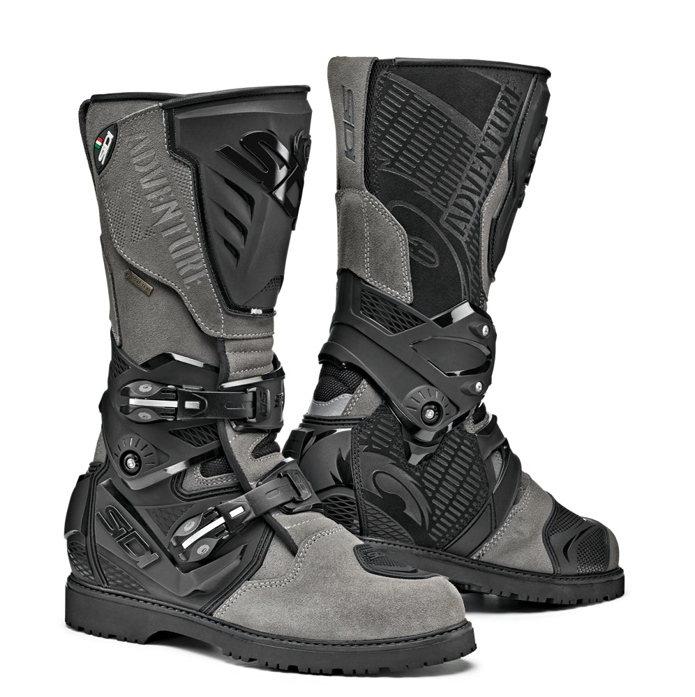 Sidi Adventure 2 Gore-Tex CE Boots Grey / Black - ThrottleChimp