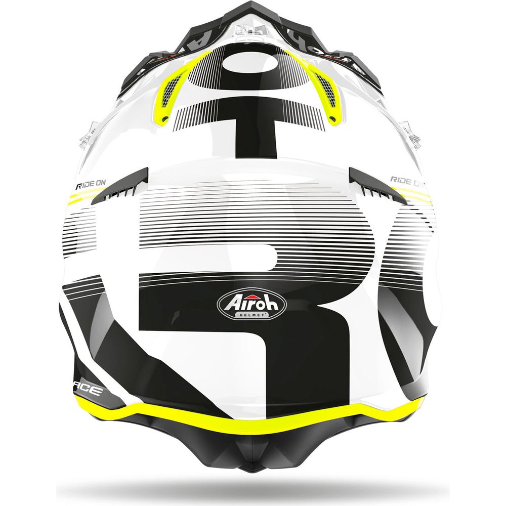 Airoh Aviator Ace Nemesi Motocross Helmet Gloss White FREE 1 YEAR Returns, FREE UK Delivery | ThrottleChimp