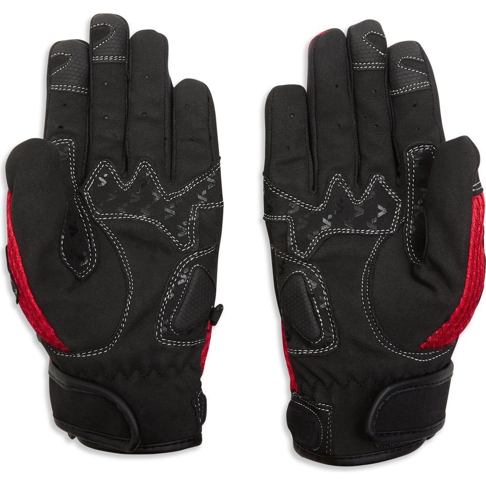 Spada MX-Air CE Textile Gloves Red (Image 2) - ThrottleChimp