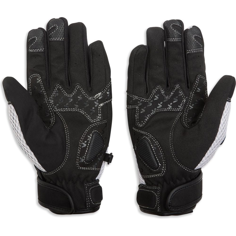 Spada MX-Air CE Textile Gloves White (Image 2) - ThrottleChimp