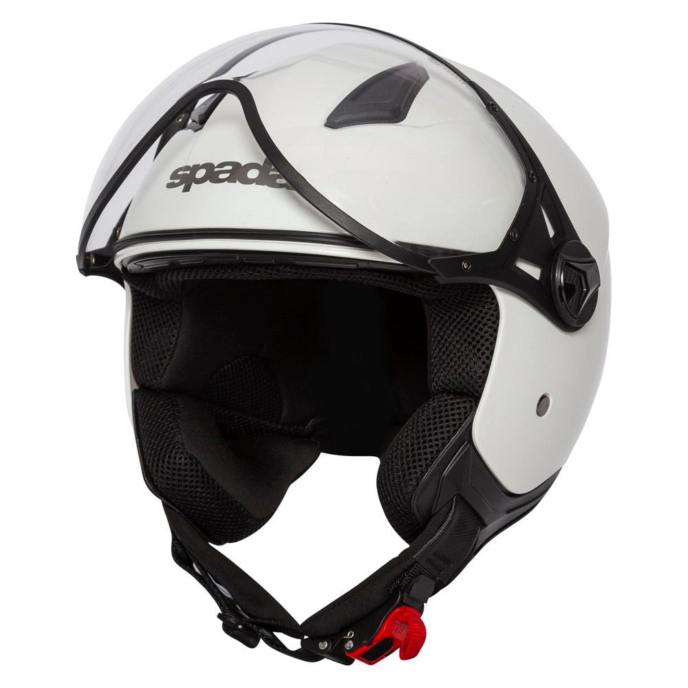 Spada Hellion Open Face Helmet White FREE 1 YEAR Returns, FREE UK Delivery | ThrottleChimp