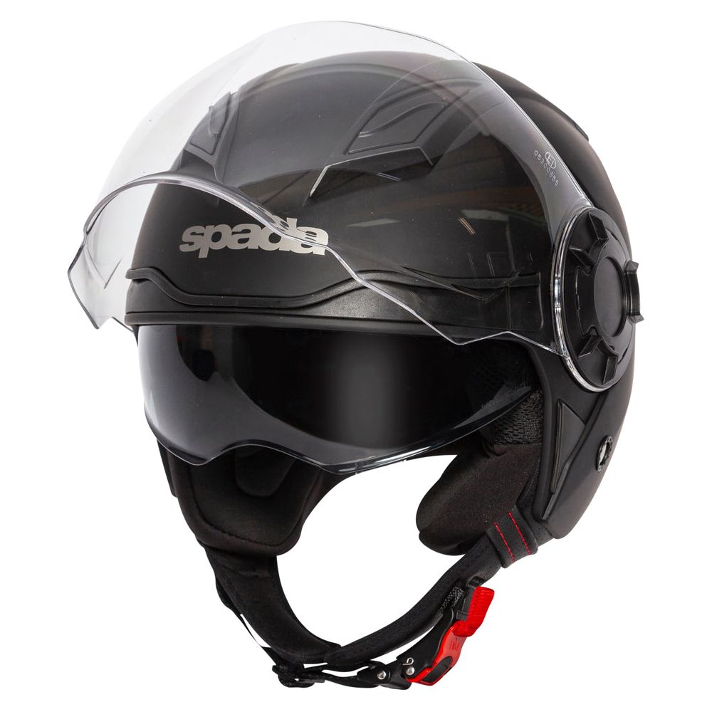 Spada Lycan Open Face Helmet Matt Black - ThrottleChimp