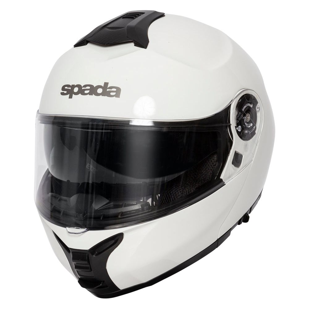 Spada Orion Flip-Up Helmet White FREE 1 YEAR Returns, FREE UK Delivery | ThrottleChimp