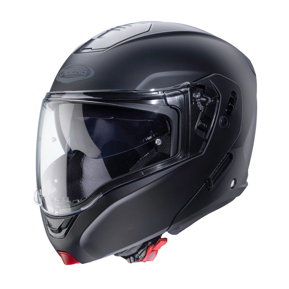 Caberg Horus Plain Flip-Up Helmet Matt Black - ThrottleChimp