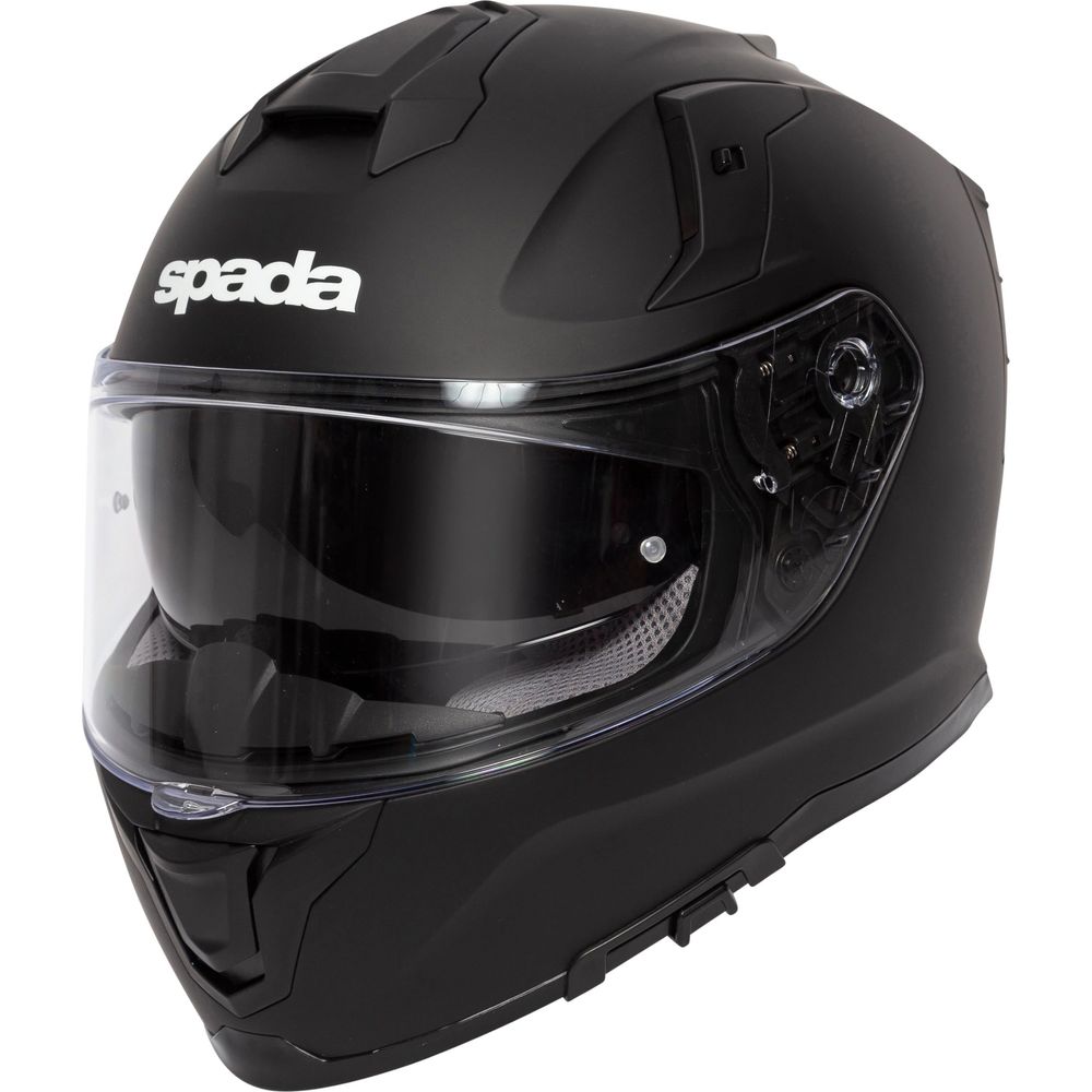 Spada SP1 Full Face Helmet Matt Black FREE 1 YEAR Returns, FREE UK Delivery | ThrottleChimp