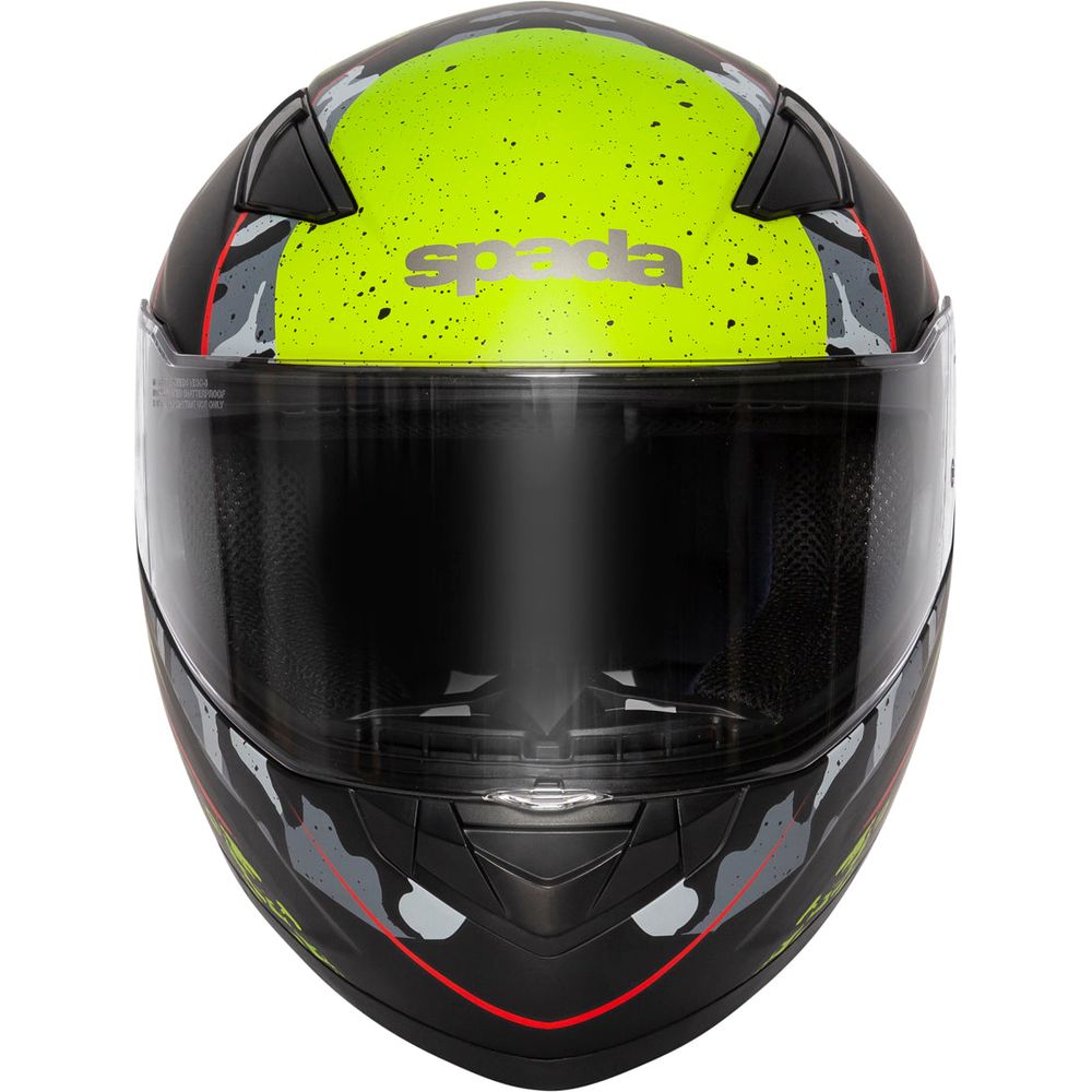 Spada Raiden Full Face Helmet Camo Yellow FREE 1 YEAR Returns, FREE UK Delivery | ThrottleChimp