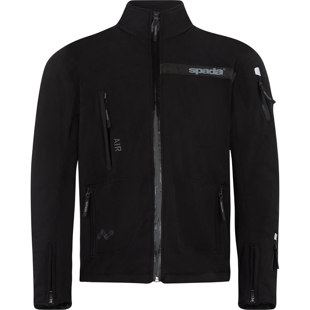 Spada Commute CE Textile Jacket Black FREE 1 YEAR Returns, FREE UK Delivery | ThrottleChimp