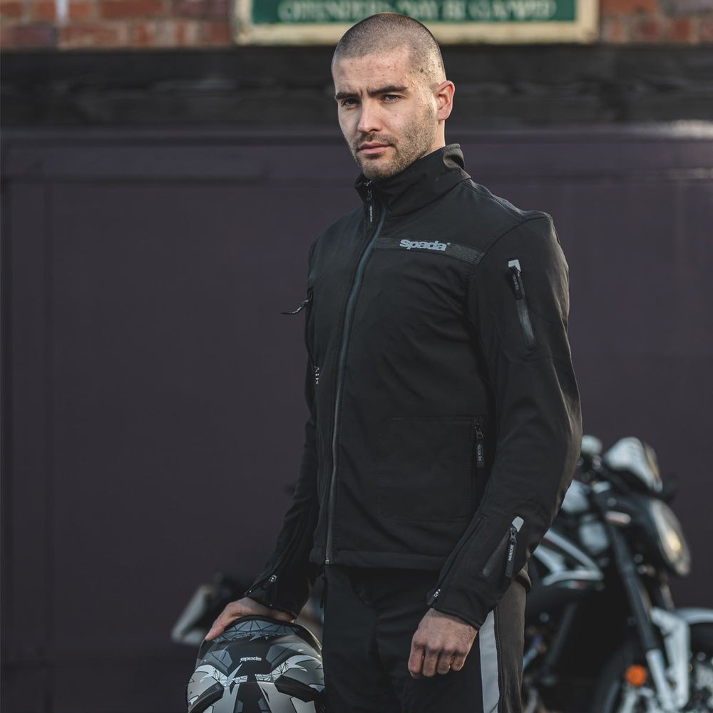 Spada Commute CE Textile Jacket Black (Image 4) - ThrottleChimp