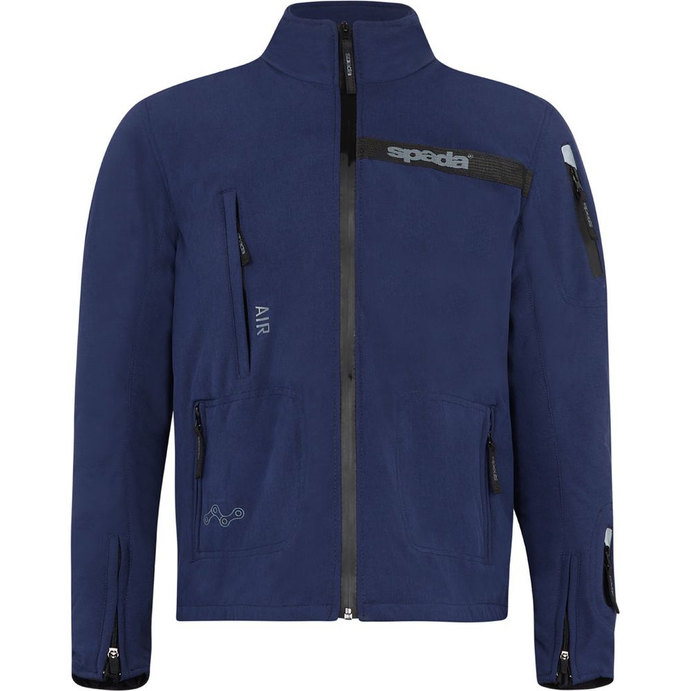 Spada Commute CE Textile Jacket Blue - ThrottleChimp