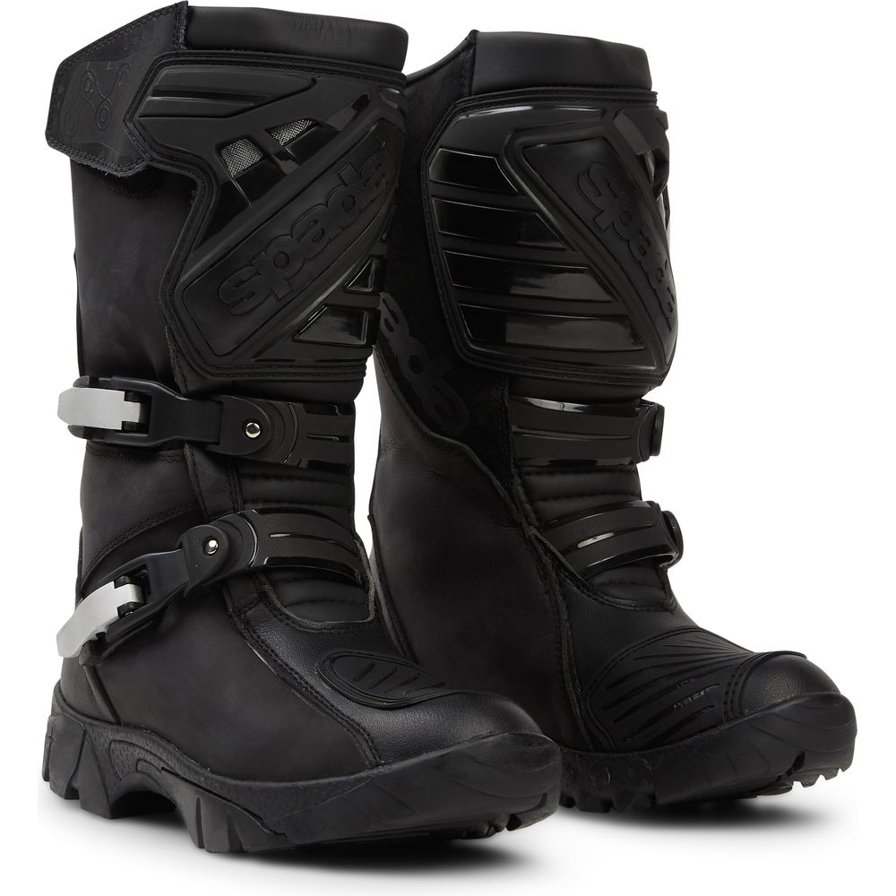 Spada Raider Waterproof CE Boots Black - ThrottleChimp