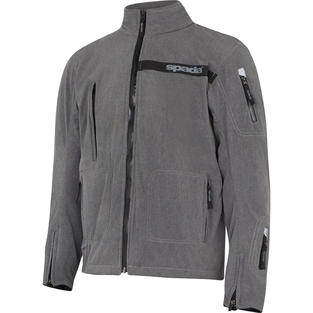 Spada Commute CE Textile Jacket Grey FREE 1 YEAR Returns, FREE UK Delivery | ThrottleChimp