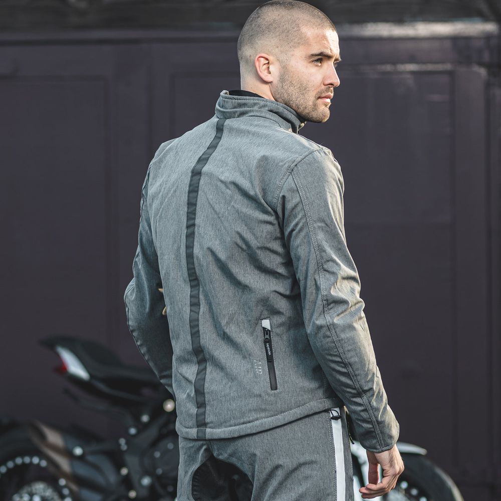 Spada Commute CE Textile Jacket Grey (Image 5) - ThrottleChimp