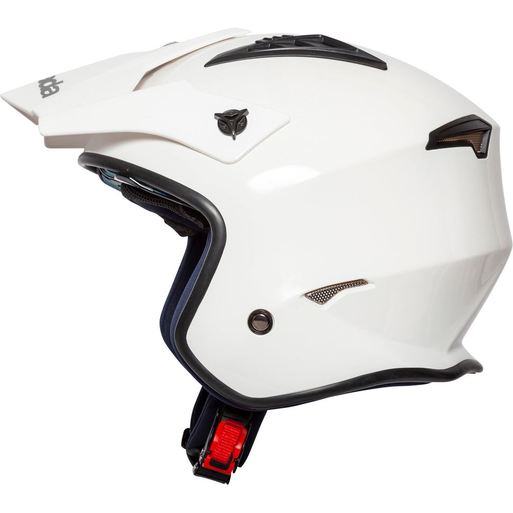 Spada Rock Open Face Helmet White FREE 1 YEAR Returns, FREE UK Delivery | ThrottleChimp