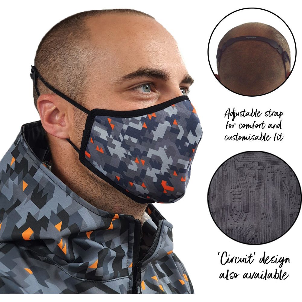 Spada Face Mask Camo Design - ThrottleChimp