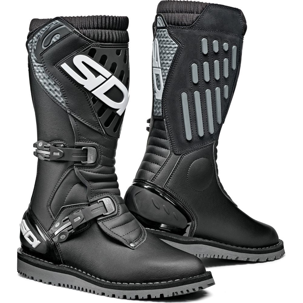 Sidi Trial Zero 2 CE Boots Black FREE 1 YEAR Returns, FREE UK Delivery | ThrottleChimp