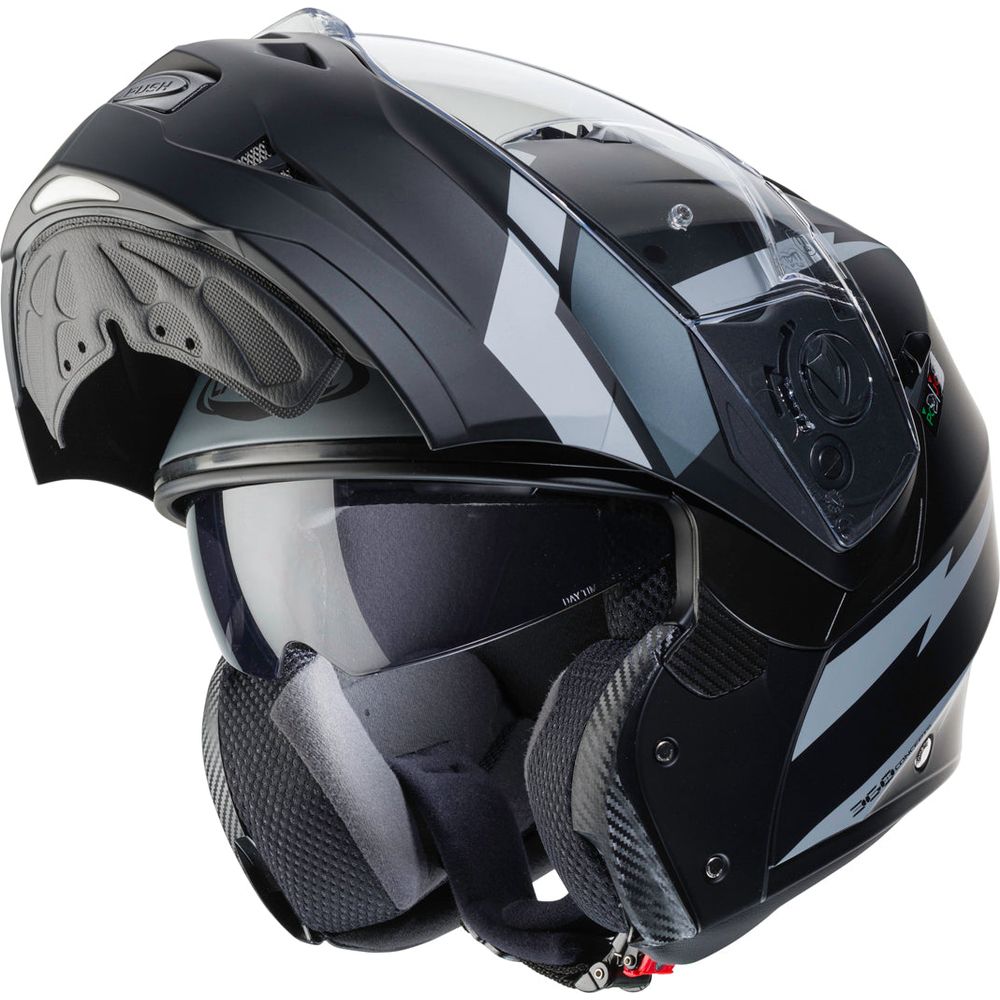 Caberg Duke 2 Kito Flip-Up Helmet Anthracite (Image 2) - ThrottleChimp