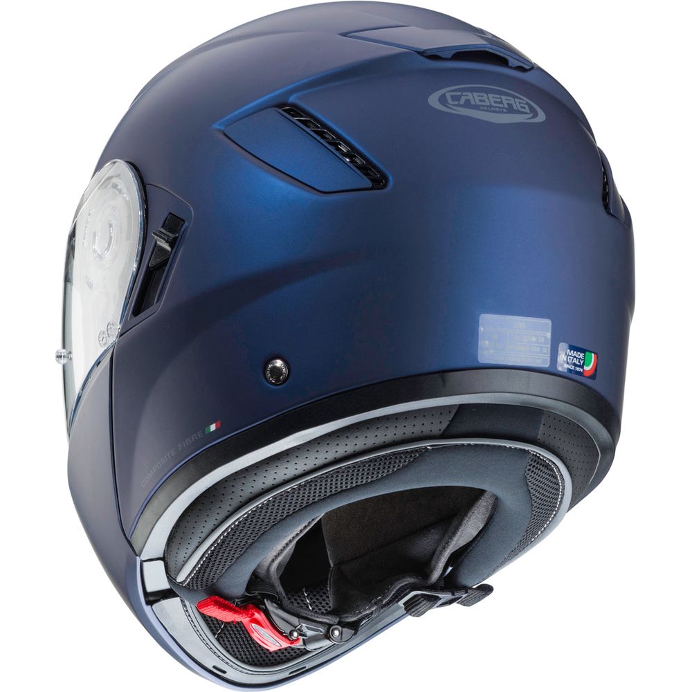 Caberg Levo Plain Flip-Up Helmet Matt Blue (Image 3) - ThrottleChimp