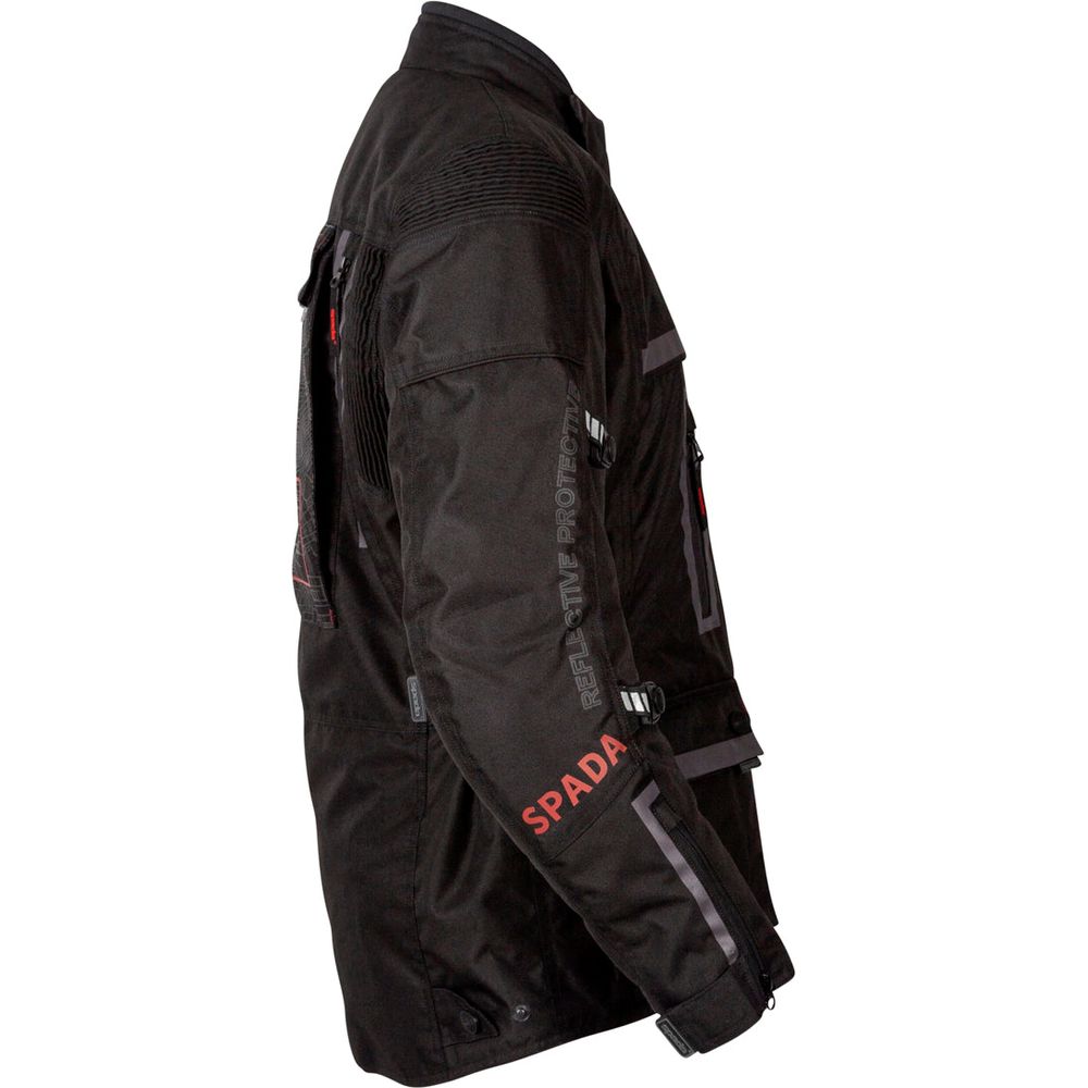 Spada Tucson CE Textile Jacket Black FREE 1 YEAR Returns, FREE UK Delivery | ThrottleChimp