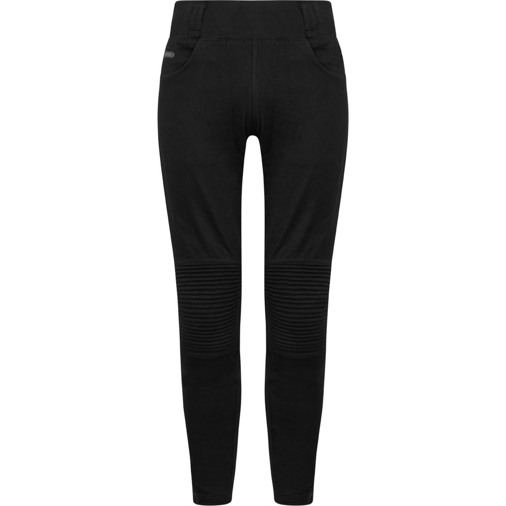 Spada Hugger CE Ladies Textile Jeggings Black - ThrottleChimp