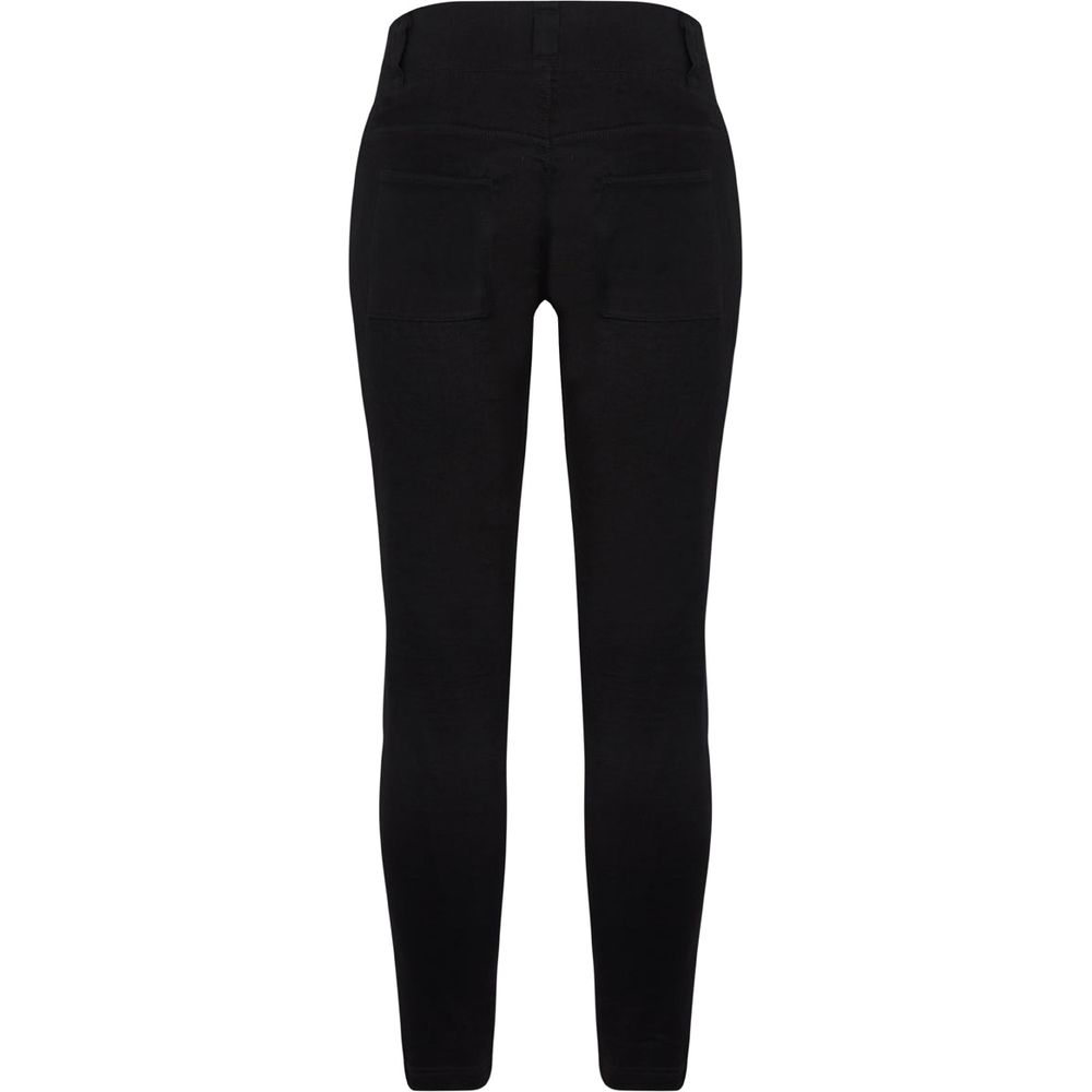 Spada Hugger CE Ladies Textile Jeggings Black (Image 3) - ThrottleChimp