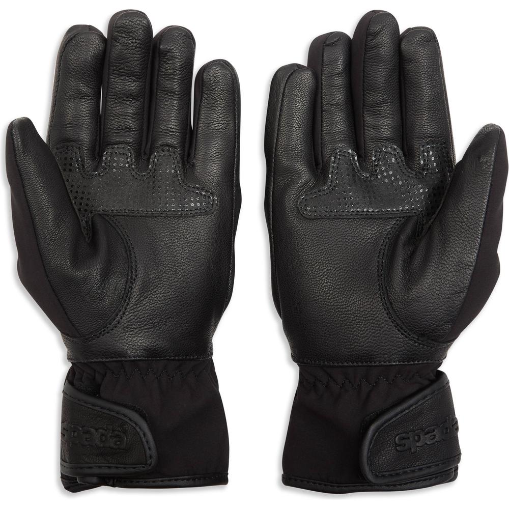 Spada Oslo Waterproof CE Leather Gloves Black (Image 2) - ThrottleChimp